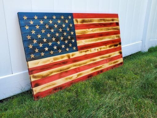 Wooden American Flag - Image 5