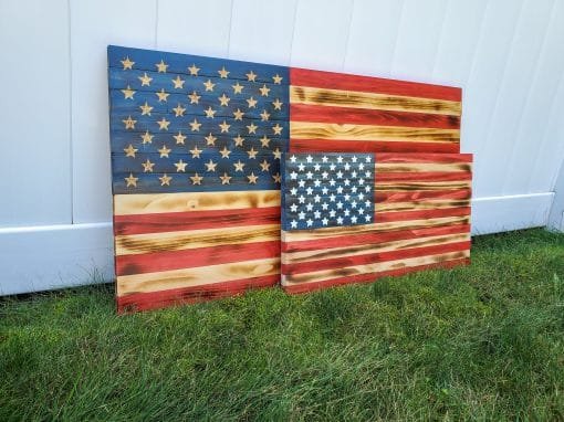 Wooden American Flag - Image 4