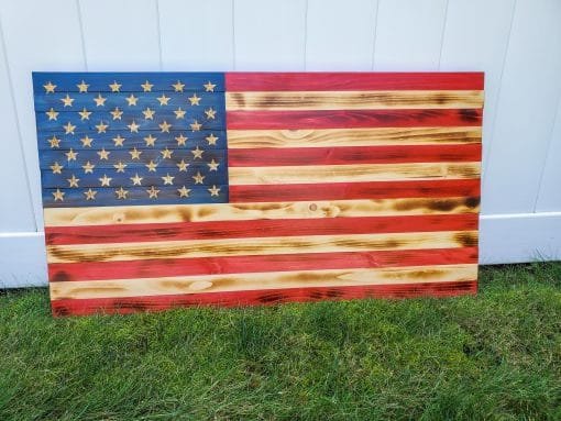 Wooden American Flag - Image 2