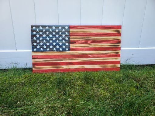 Wooden American Flag - Image 3