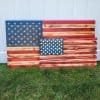 Wooden American Flag