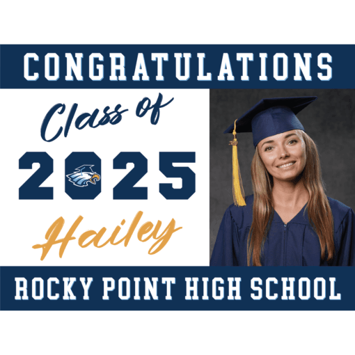 Rocky Point Class of 2025 Custom Lawn Sign